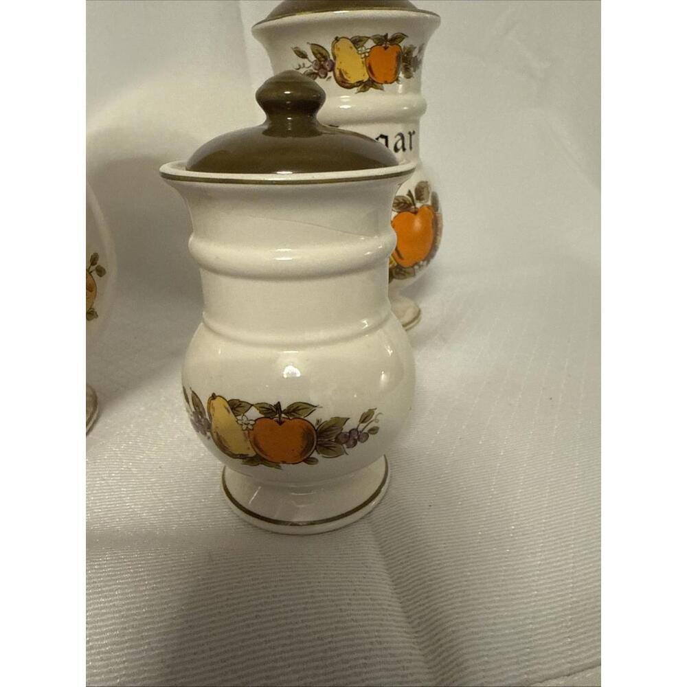 Vintage 1950’s Fruit festival canisters Webb Japan - Picture 11 of 15